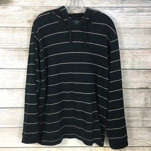 Jordan Craig Pullover Striped Hoodie Long Sleeve Tee Shirt